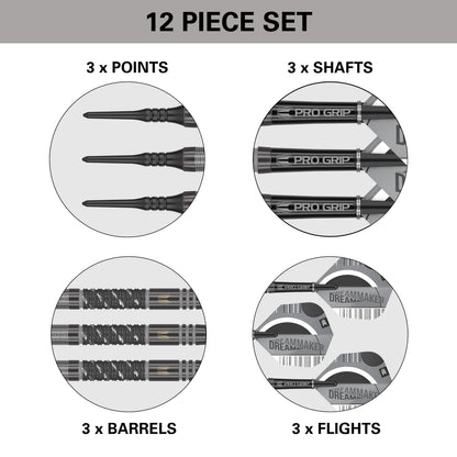 Target Dimitri van den Bergh x Echo 90% Tungsten Softdarts