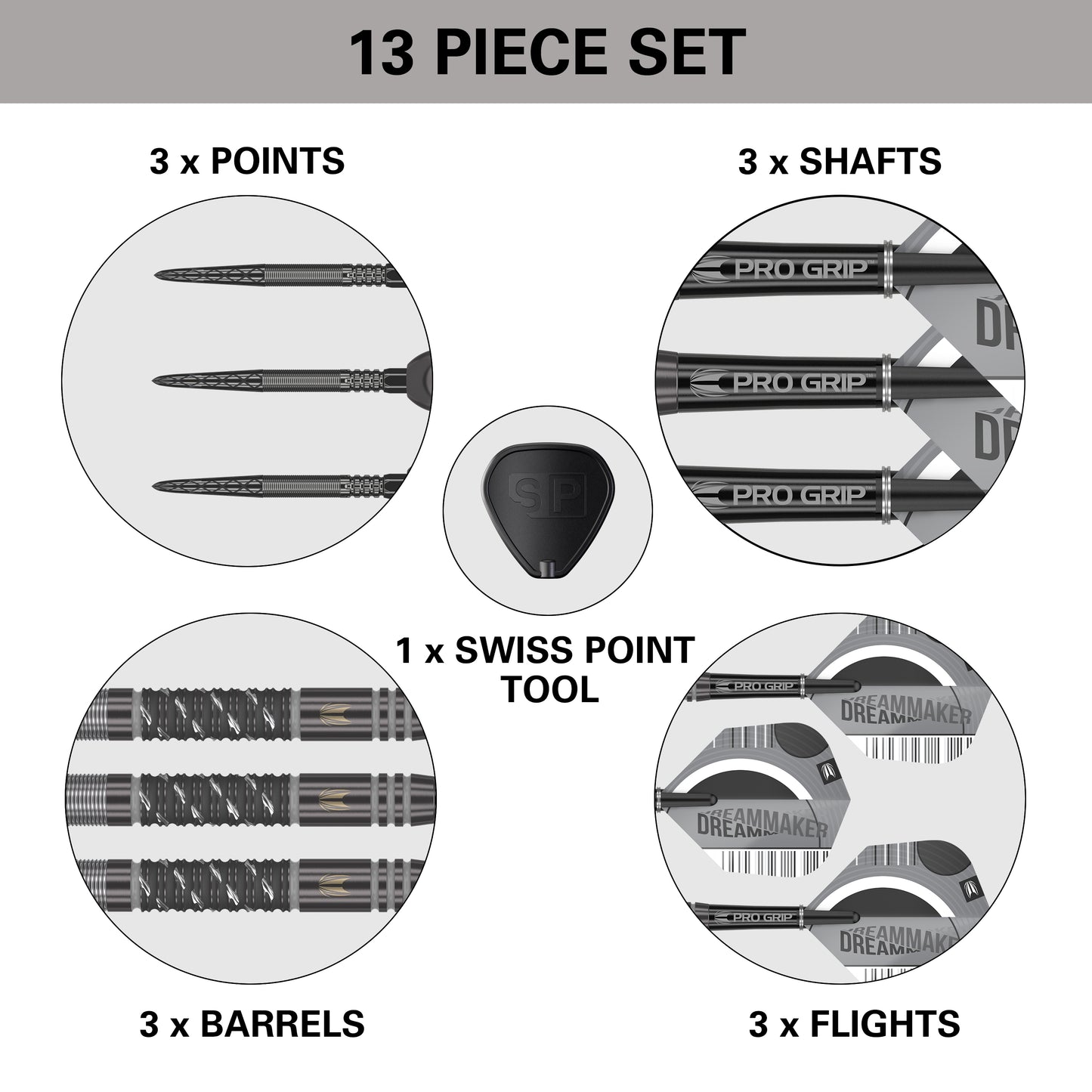 Target Dimitri van den Bergh x Echo 90% Tungsten Swiss Point Steeldarts