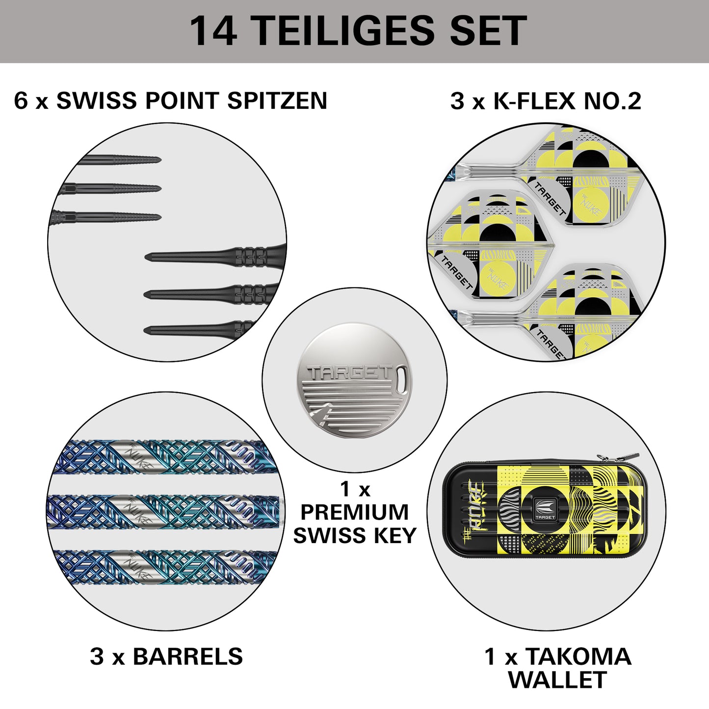 B-Ware Target Luke Littler Edge 95% Tungsten Softdarts