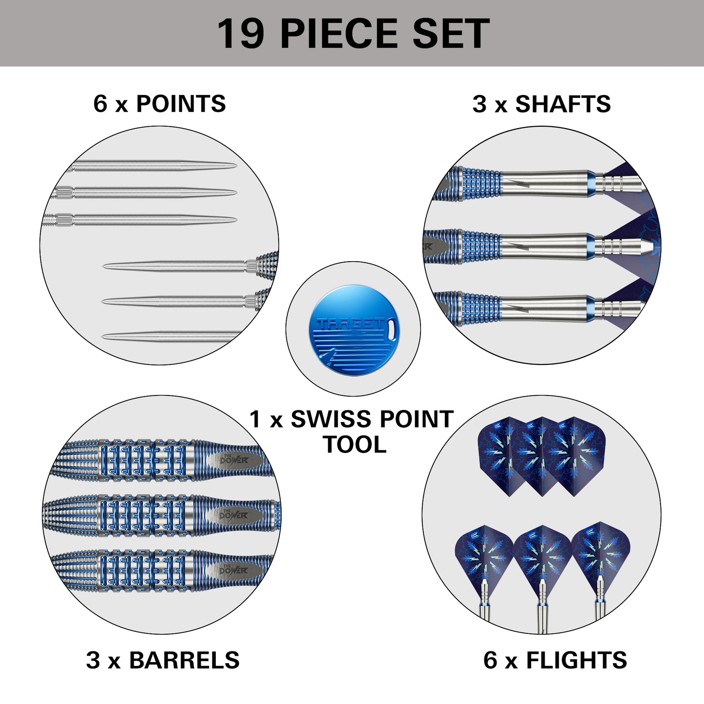 Target Phil Taylor Gx2 95% Tungsten Swiss Point Steeldarts