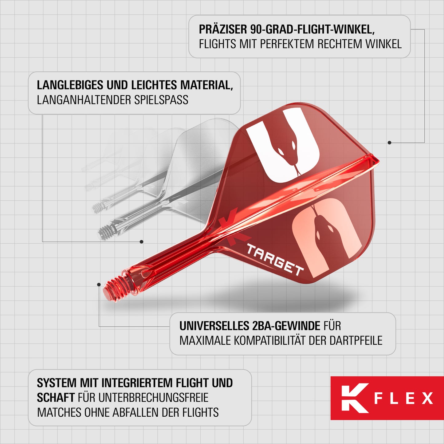 Target K-Flex Flight / Shaft System NO2 - Nathan Aspinall