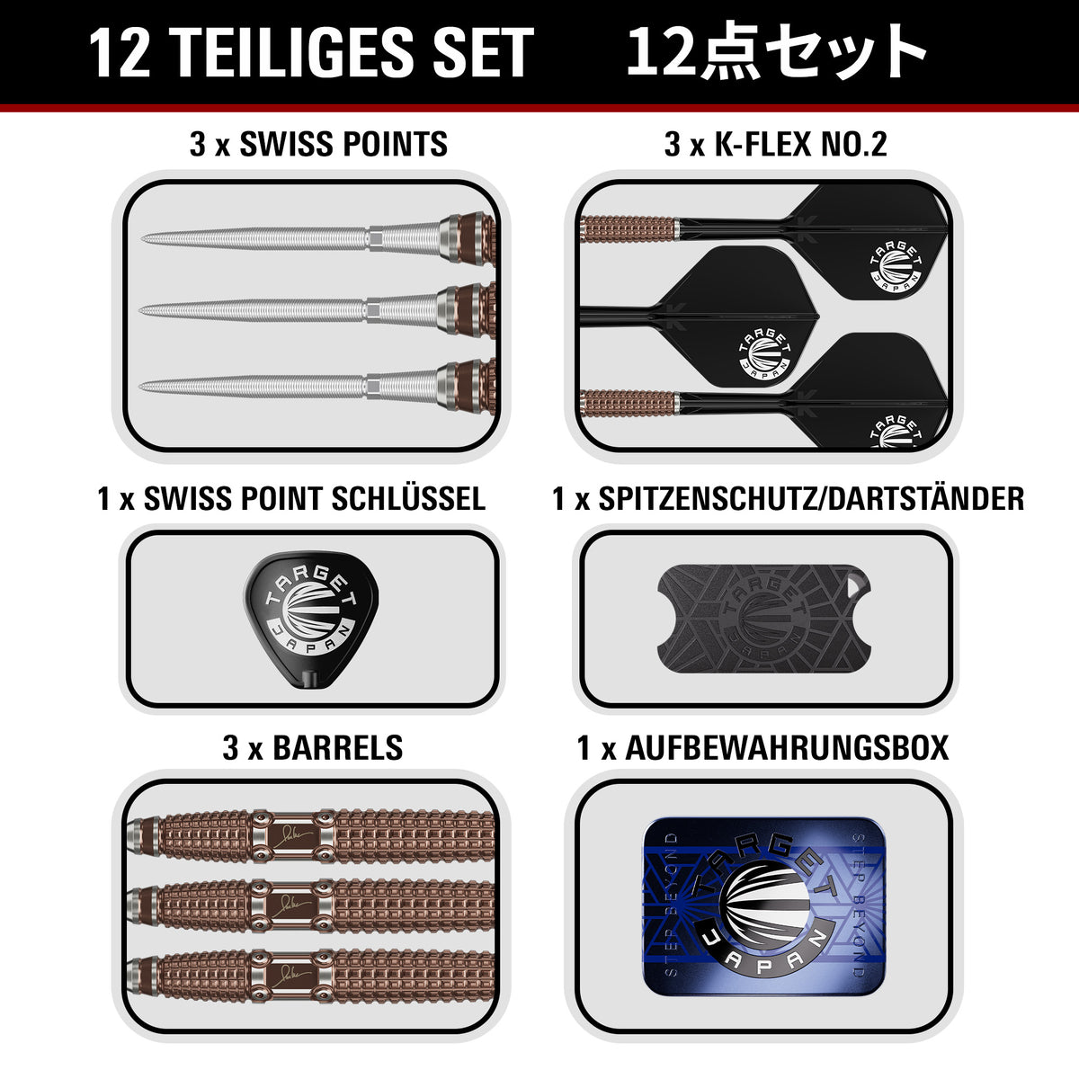 Target Japan Paul Lim G10 The Legend 90% Tungsten Swiss Point Steeldarts