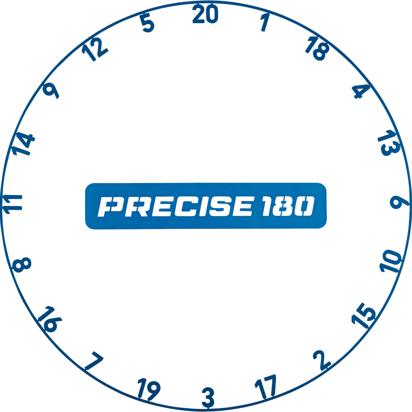 Precise180 Zahlenring OnePiece - Arctic Blue