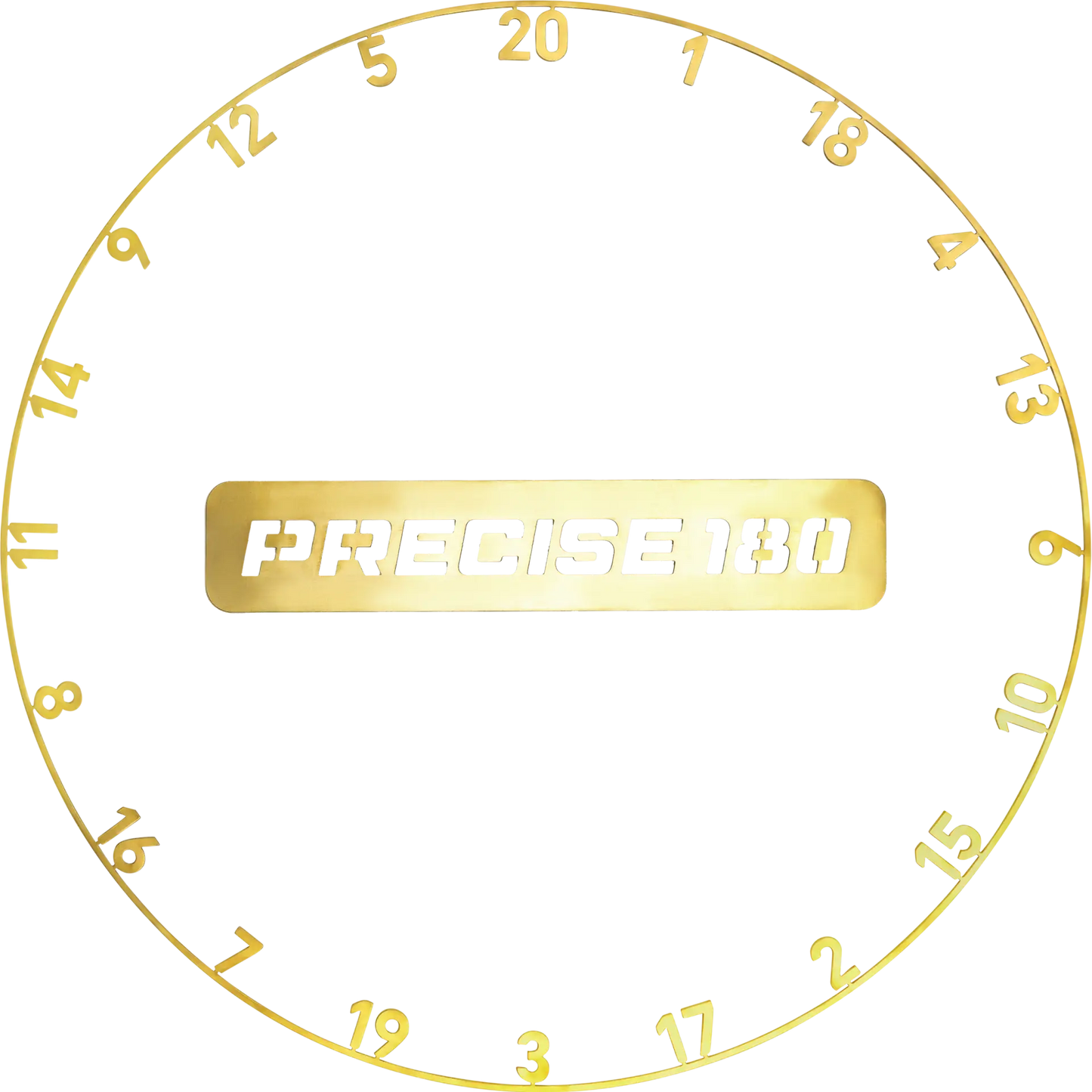 Precise180 Zahlenring OnePiece - Gold