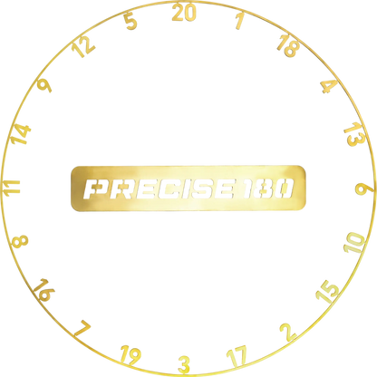 Precise180 Zahlenring OnePiece - Gold