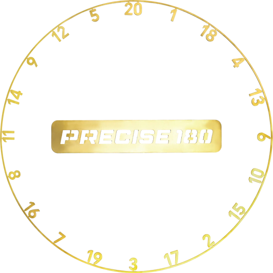 Precise180 Zahlenring OnePiece - Gold