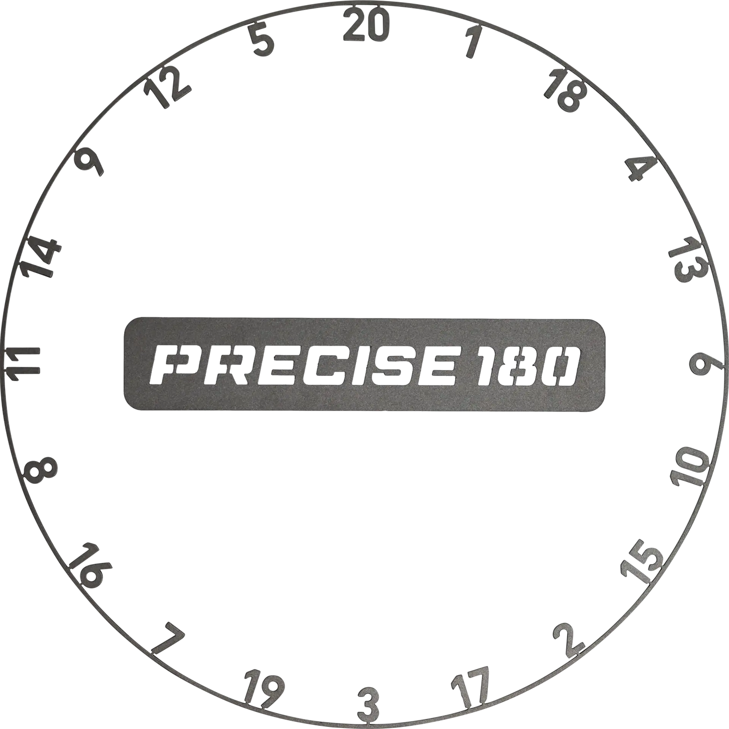 Precise180 Zahlenring OnePiece - Graphite