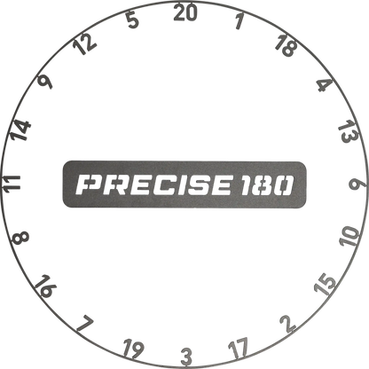 Precise180 Zahlenring OnePiece - Graphite