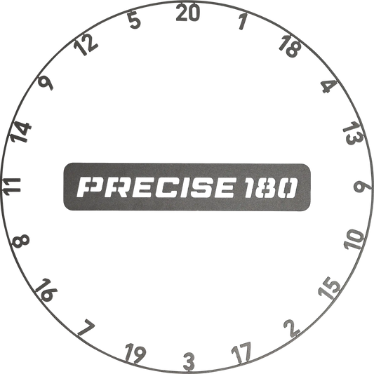 Precise180 Zahlenring OnePiece - Graphite