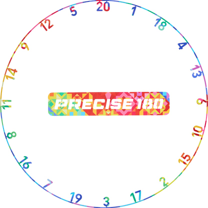 Precise180 Zahlenring OnePiece - Polychrome