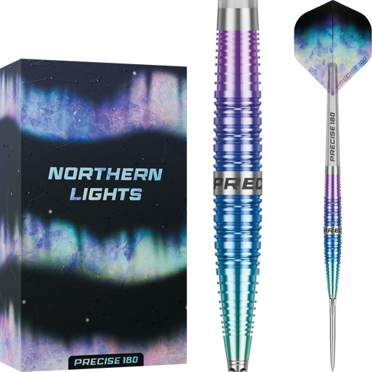 Precise180 Northern Lights 90% Tungsten Steeldarts