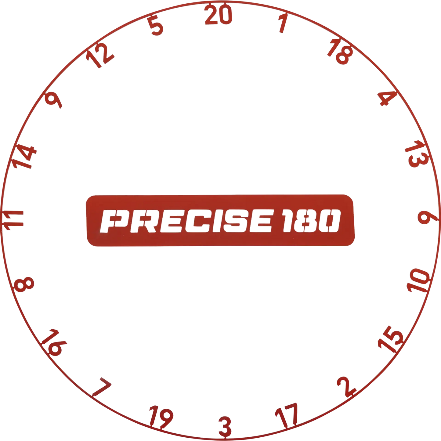 Precise180 Zahlenring OnePiece - Faded Red