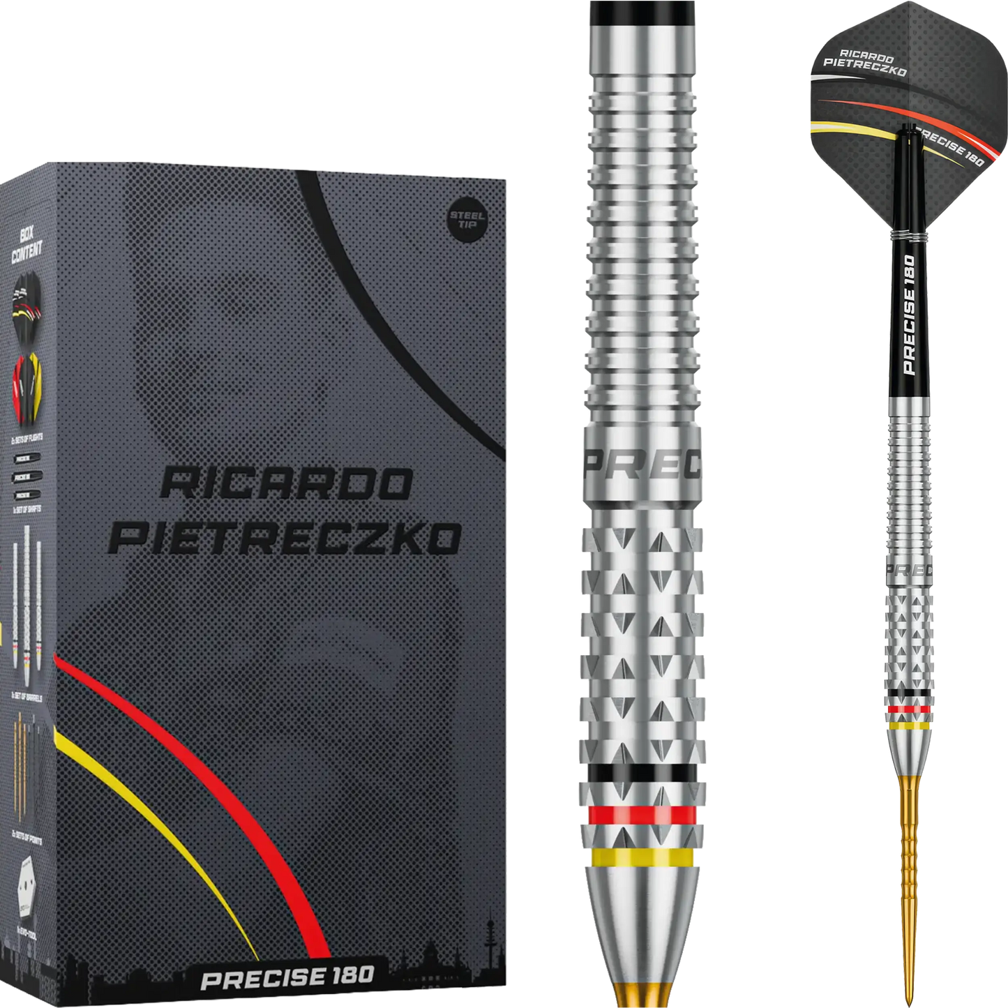 Precise180 Ricardo Pietreczko 90% Tungsten Steeldarts