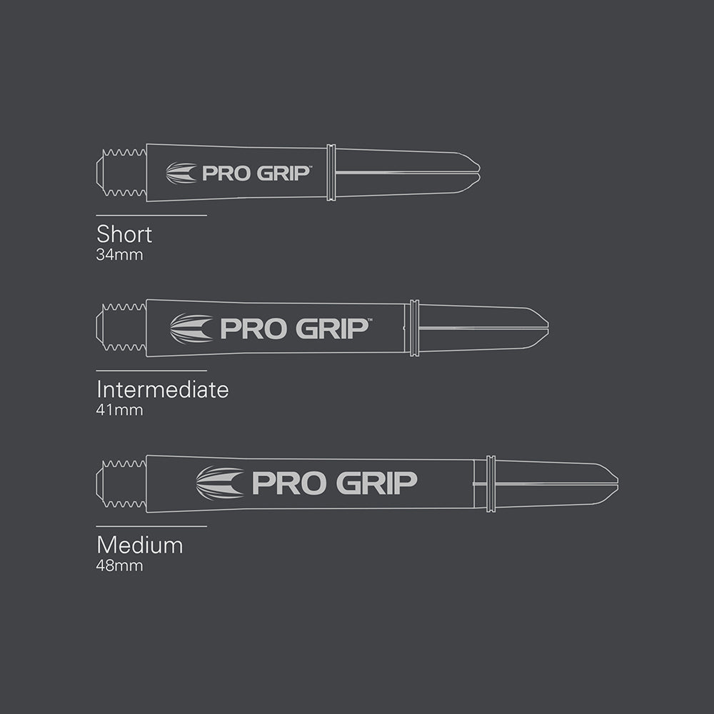 Target Pro Grip Shafts - Zwart - 3 sets