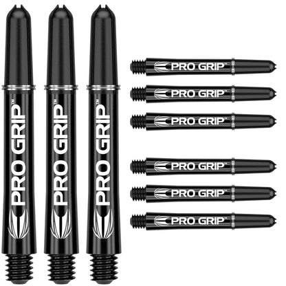 Target Pro Grip Shafts - Zwart - 3 sets