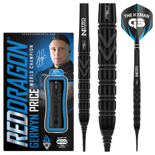 RedDragon Gerwyn Price Black SE 90% Tungsten Softdarts