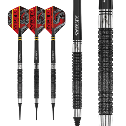 RedDragon Peter Wright Double WC SE Black 90% Tungsten Softdarts