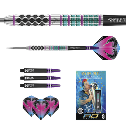 RedDragon Peter Wright Supa Venom 90% Tungsten Steeldarts