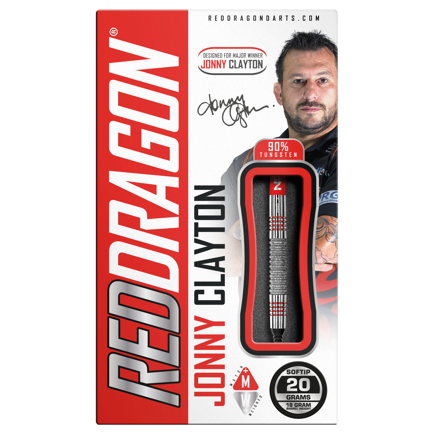 RedDragon Jonny Clayton Element 90% Tungsten Softdarts