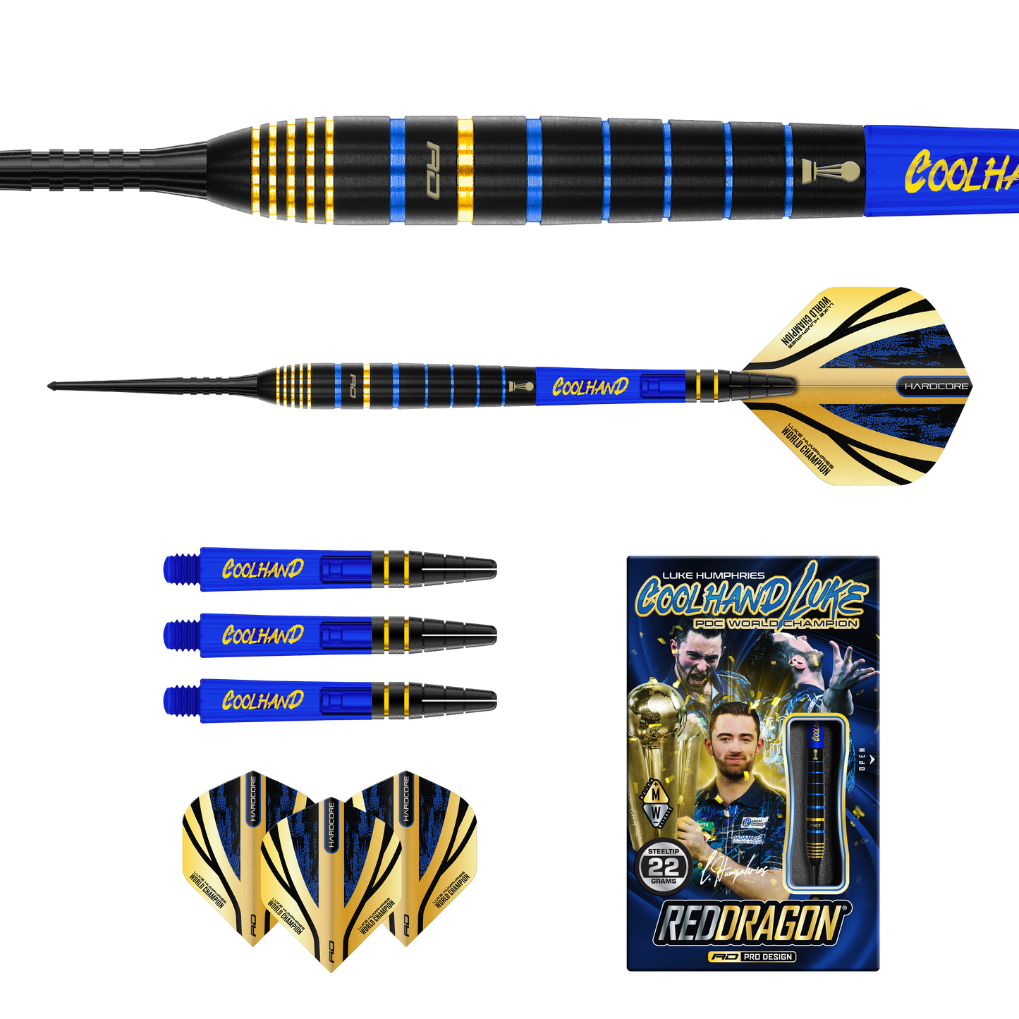 RedDragon Luke Humphries TX4 Avenger 90% Tungsten Steeldarts