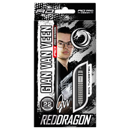 RedDragon Gian van Veen Tour Edition 90% Tungsten Steeldarts