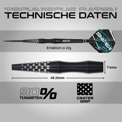 RedDragon Connor Scutt 90% Tungsten Steeldarts