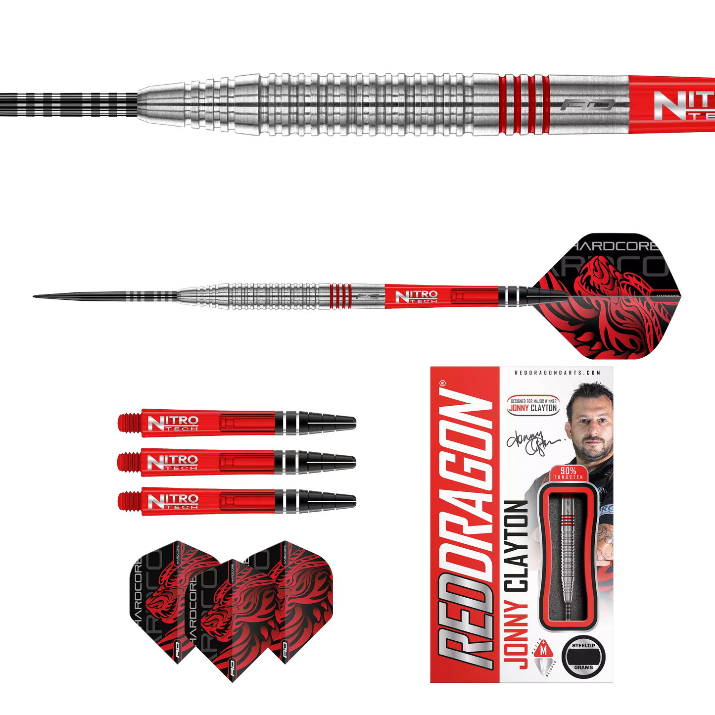 RedDragon Jonny Clayton Original 2.0 90% Tungsten Steeldarts