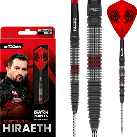 RedDragon Jonny Clayton Hiraeth 90% Tungsten Switch Point Steeldarts