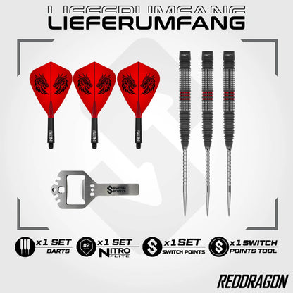 RedDragon Jonny Clayton Hiraeth 90% Tungsten Switch Point Steeldarts