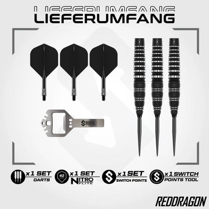 RedDragon Sable Bomb 90% Tungsten Switch Point Steeldarts