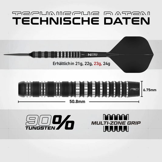 RedDragon Sable Parallel 90% Tungsten Switch Point Steeldarts