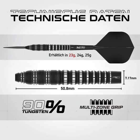 RedDragon Sable Torpedo 90% Tungsten Switch Point Steeldarts