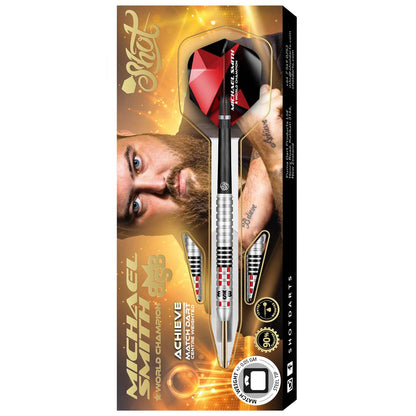 Shot Michael Smith behaalt 90% Tungsten Steel-darts