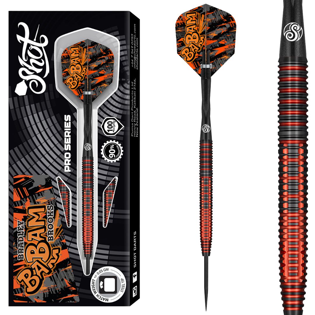 Shot Bradley Brooks 90% Tungsten Steeldarts