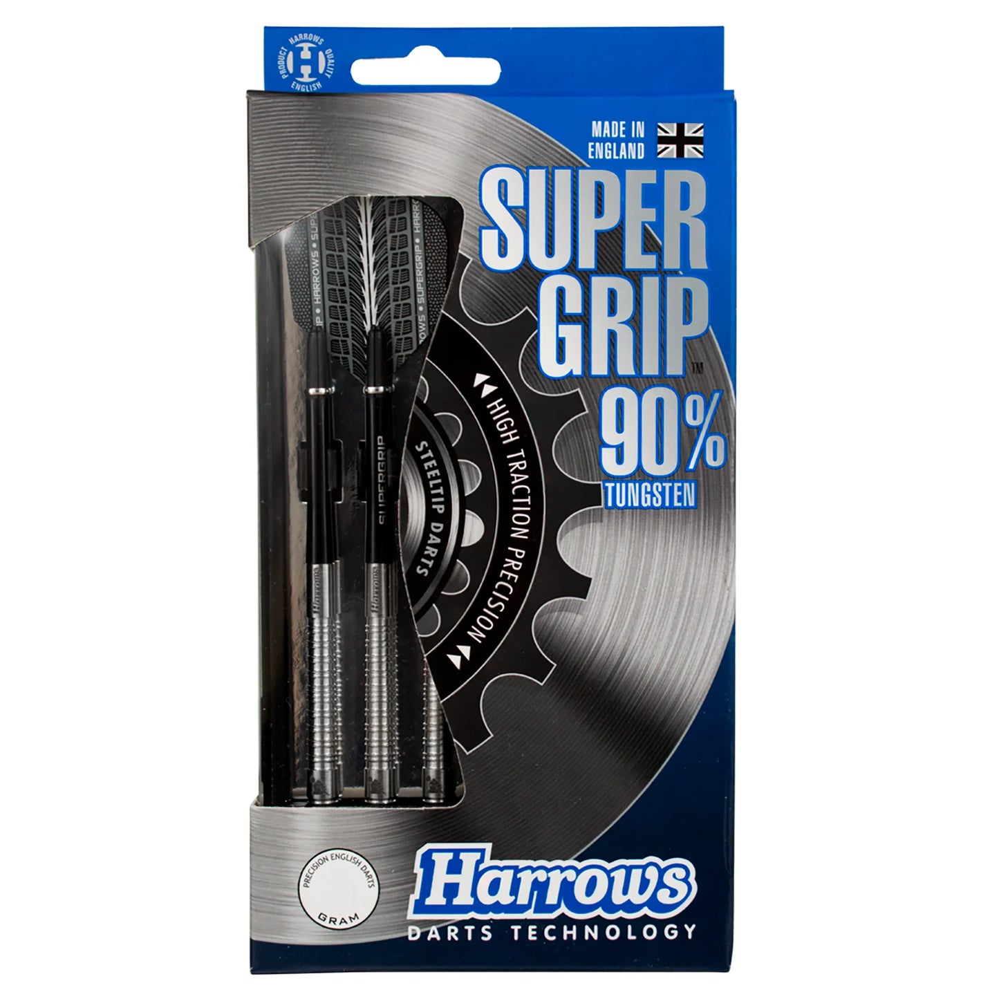 Harrows Super Grip 90% Tungsten Steeldarts