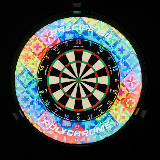 Precise180 Polychrome Dartboard Bundle