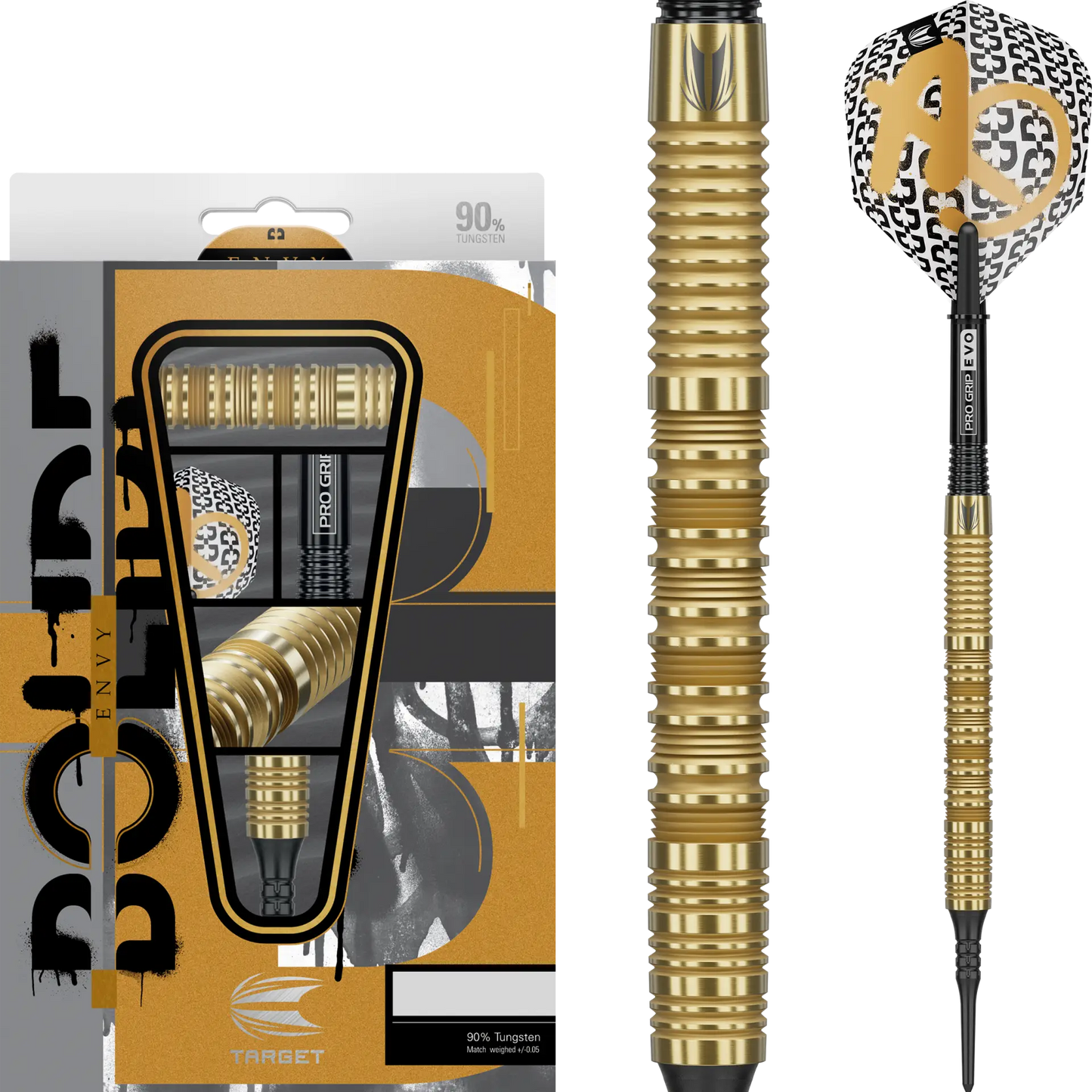 Target Bolide Envy 10 90% Tungsten Softdarts