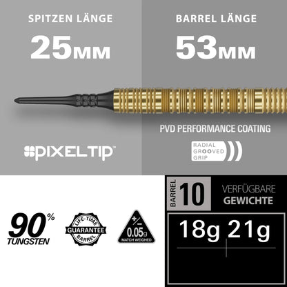 Target Bolide Envy 10 90% Tungsten Softdarts