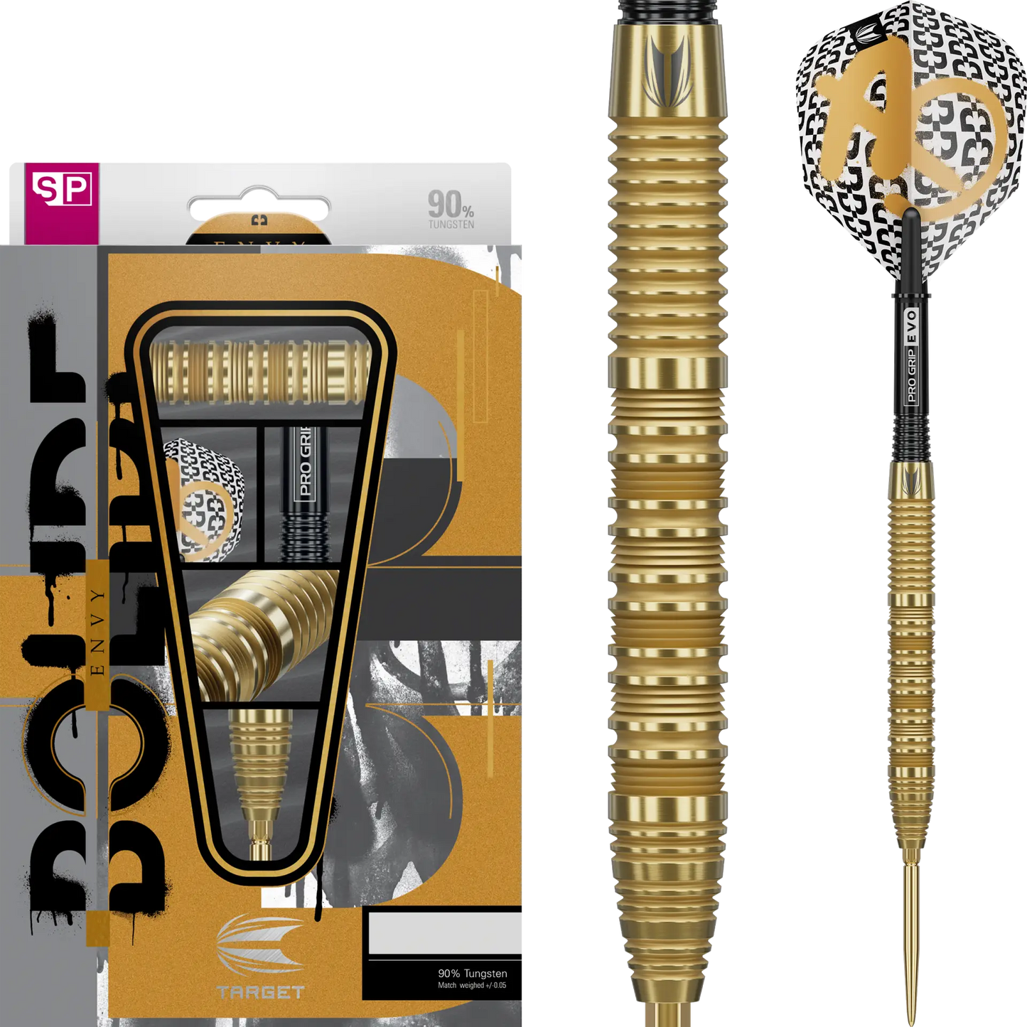 Target Bolide Envy 01 90% Tungsten Swiss Point Steeldarts