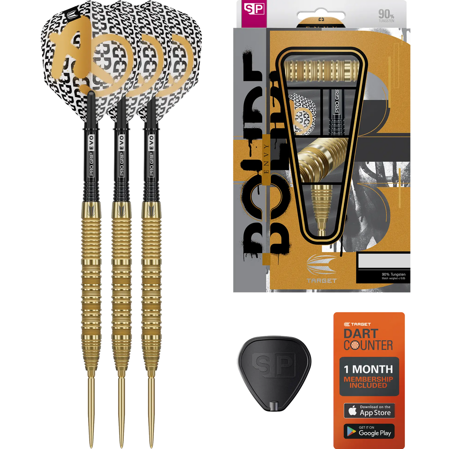 Target Bolide Envy 01 90% Tungsten Swiss Point Steeldarts
