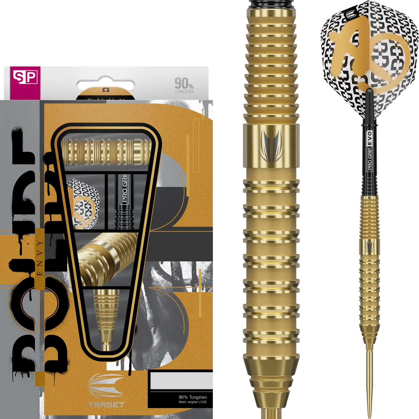 Target Bolide Envy 02 90% Tungsten Swiss Point Steeldarts