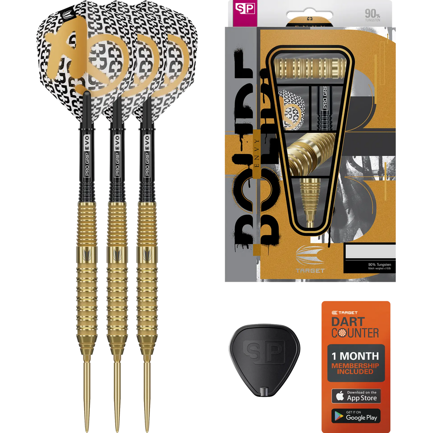 Target Bolide Envy 02 90% Tungsten Swiss Point Steeldarts