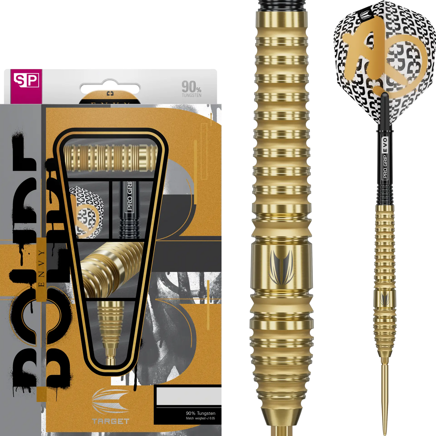 Target Bolide Envy 03 90% Tungsten Swiss Point Steeldarts