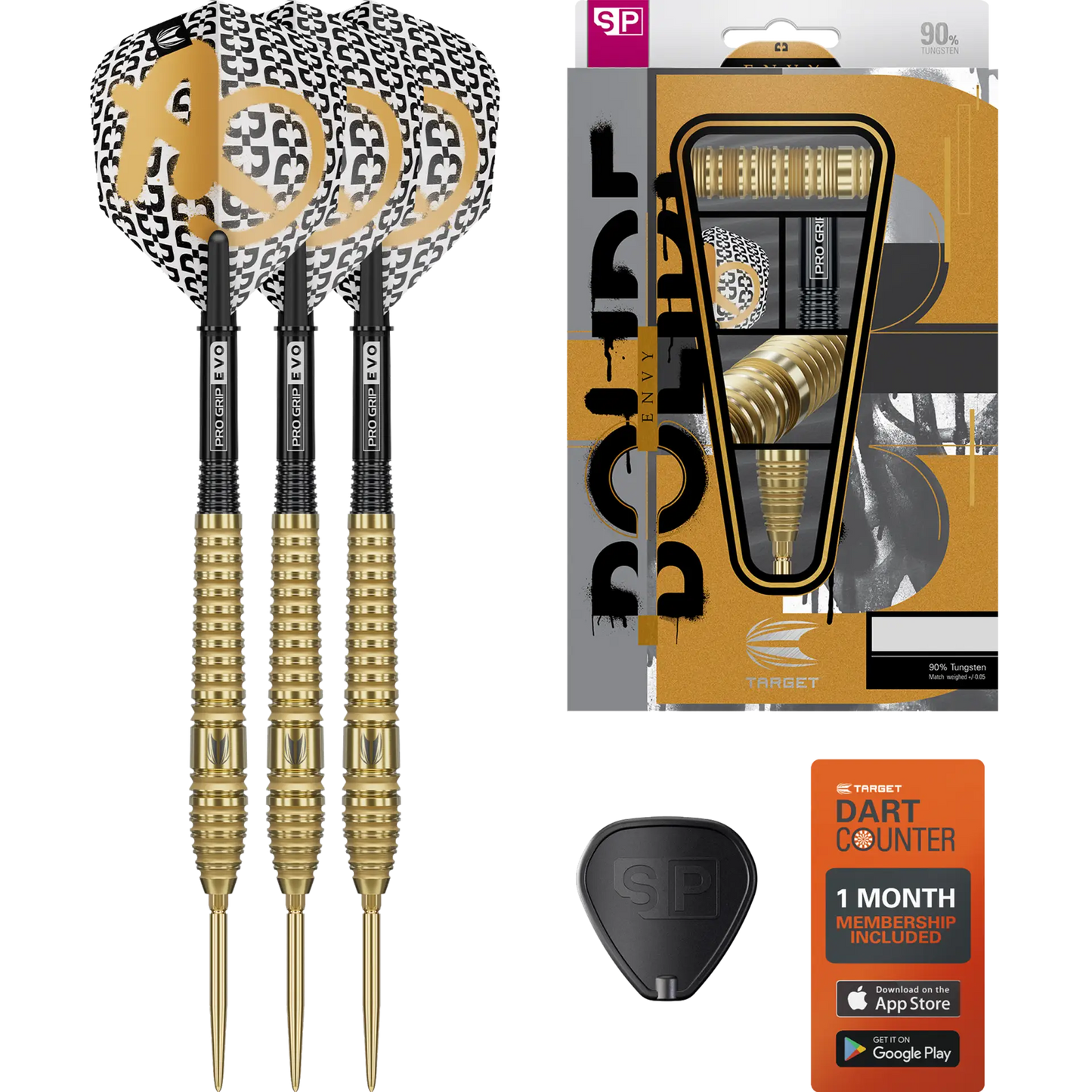 Target Bolide Envy 03 90% Tungsten Swiss Point Steeldarts