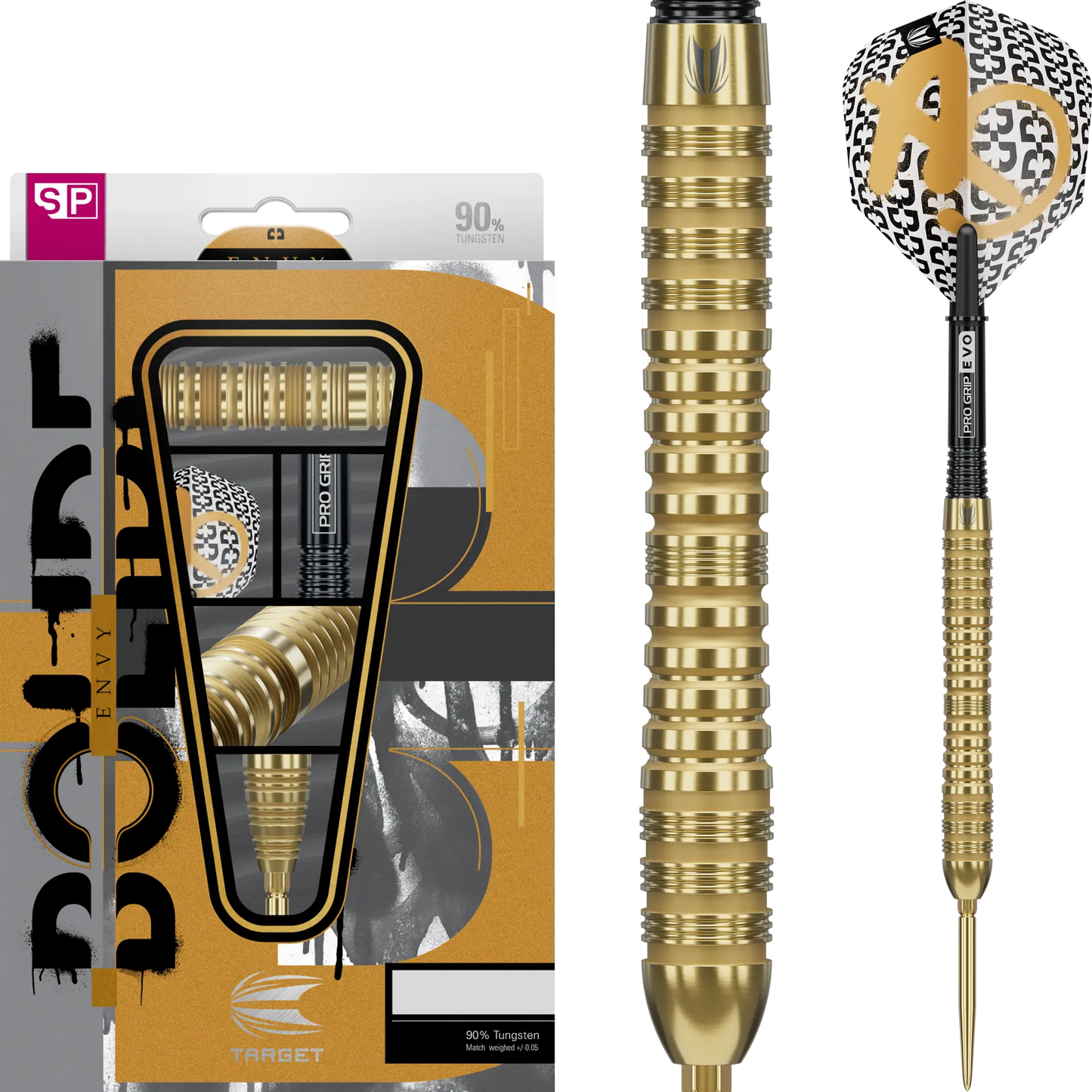Target Bolide Envy 04 90% Tungsten Swiss Point Steeldarts