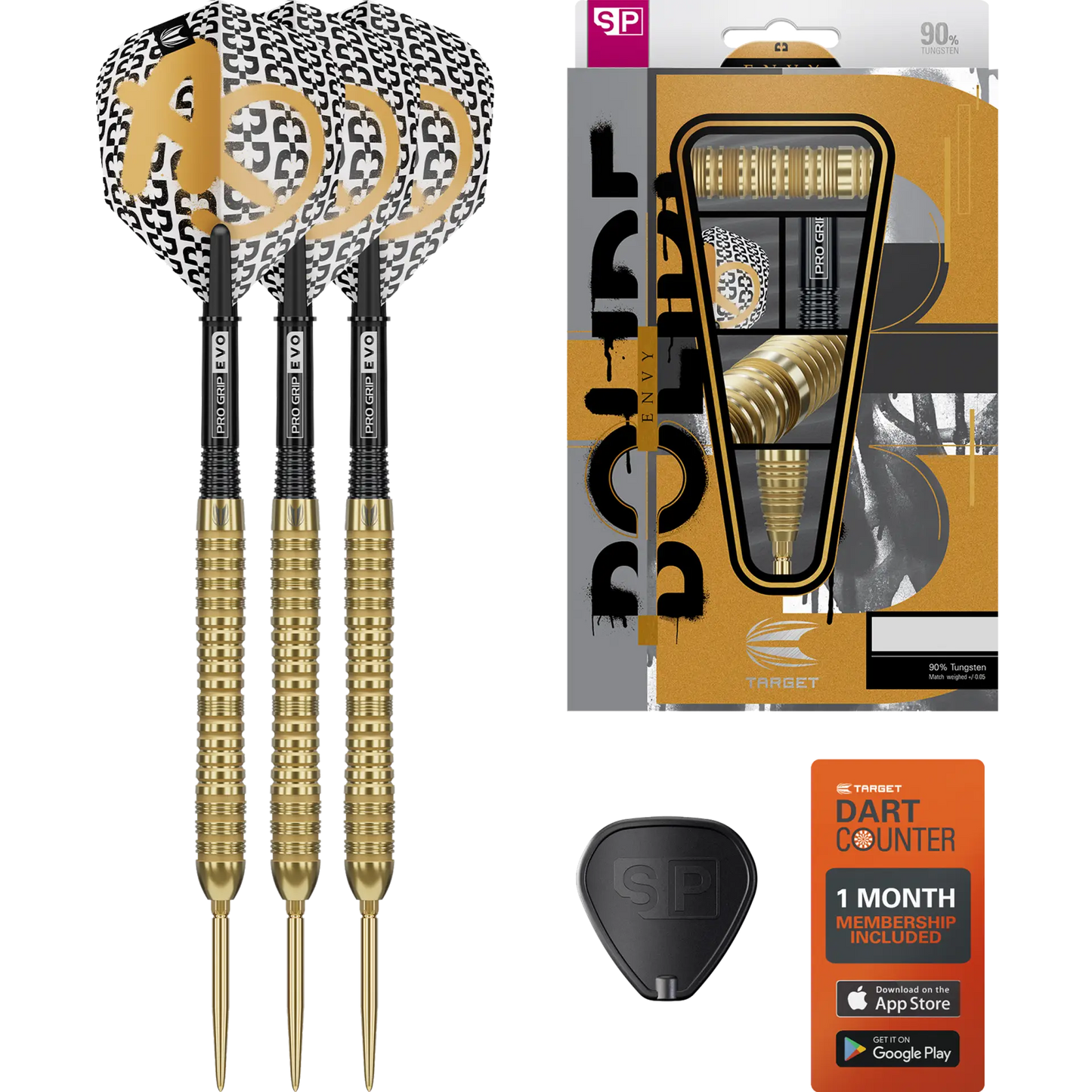 Target Bolide Envy 04 90% Tungsten Swiss Point Steeldarts