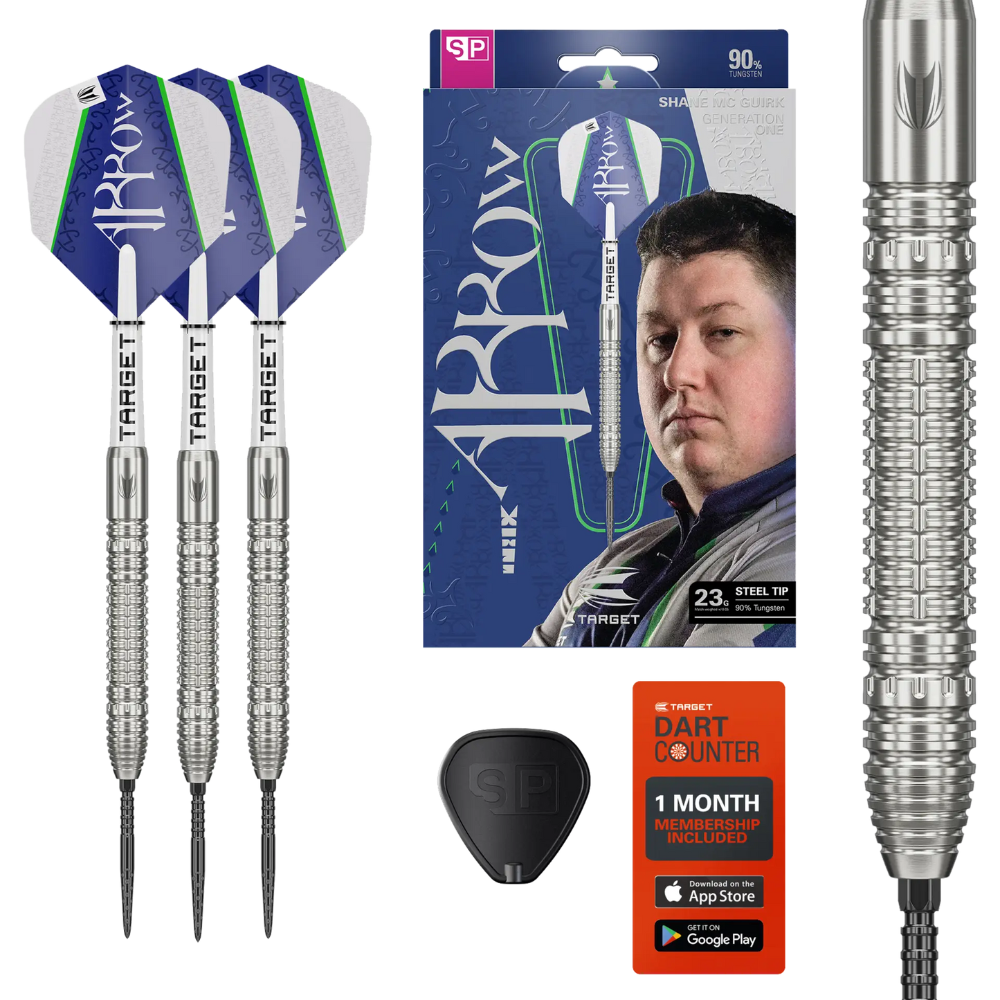 Target Shane Mc Guirk 90% Tungsten Swiss Point Steeldarts