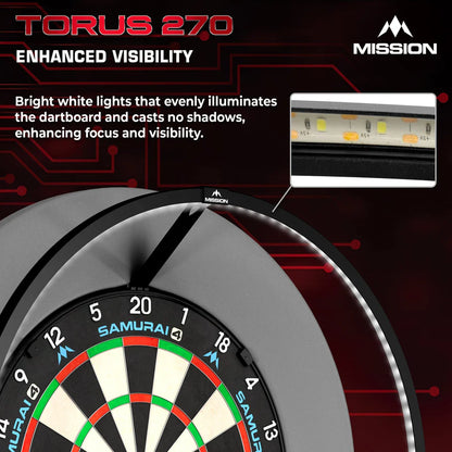 Mission Torus 270 dartbordverlichting