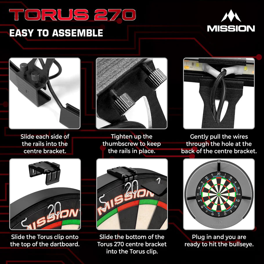 Mission Torus 270 dartbordverlichting