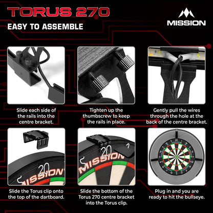 Mission Torus 270 dartbordverlichting